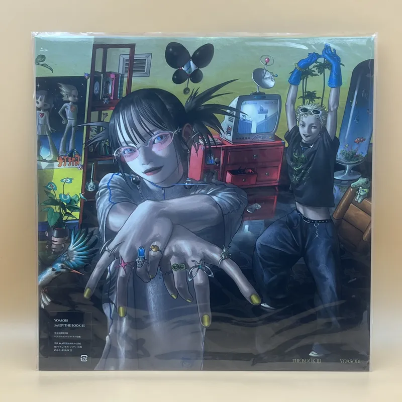 Books - แผ่นเสียงไวนิล LP สีเหลืองรุ่นลิมิเต็ดอิดิชั่นสำหรับ YOASOBI THE BOOK