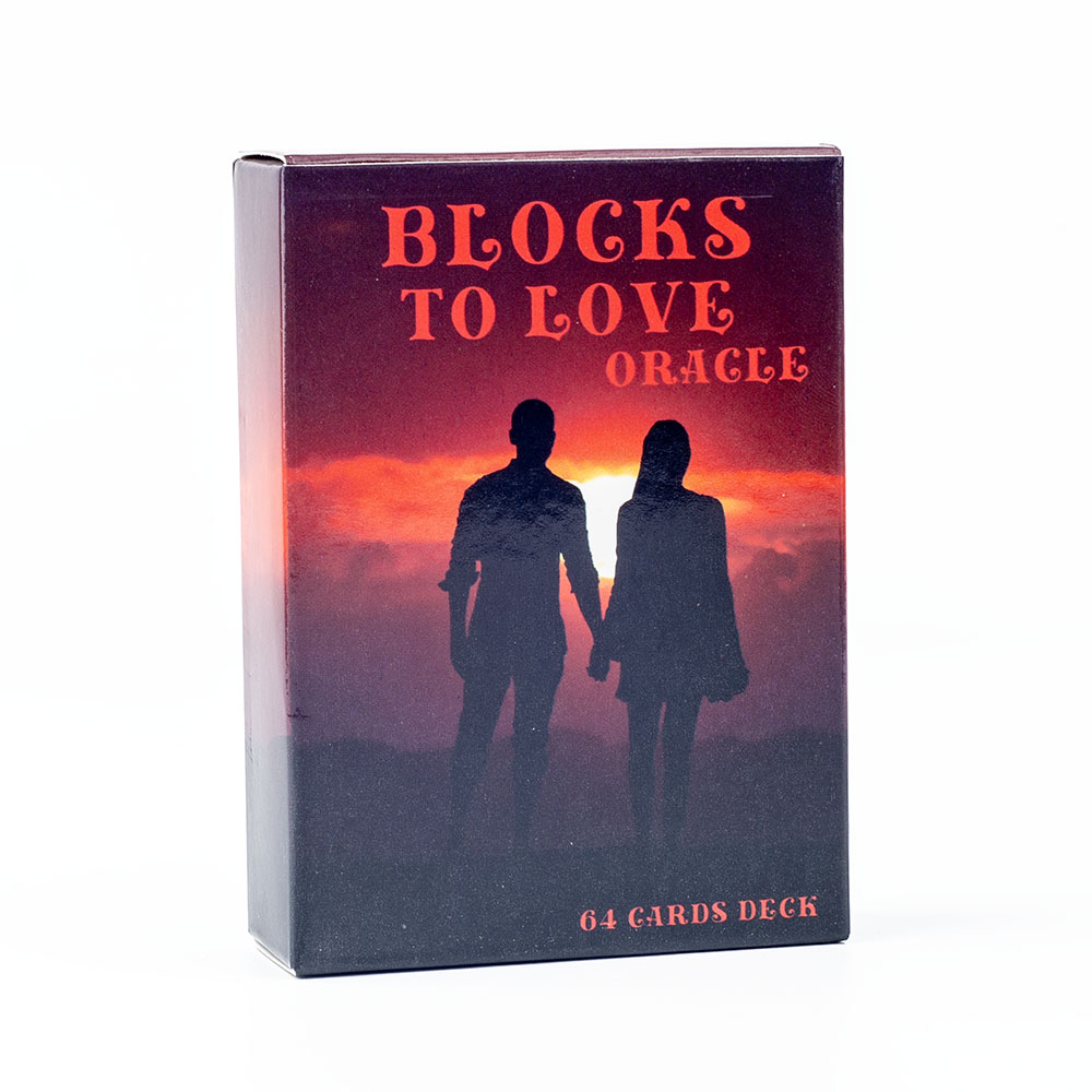 Tarot Deck With Guidebook - Blocks to Love Oracle 64 การ์ดไพ่ทาโรต์สําหรับ
