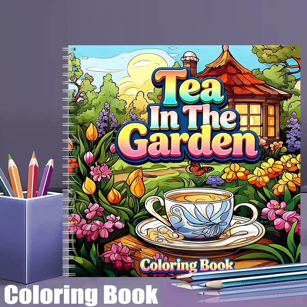 Adult Coloring Book Stress Relief - สมุดระบายสี 
