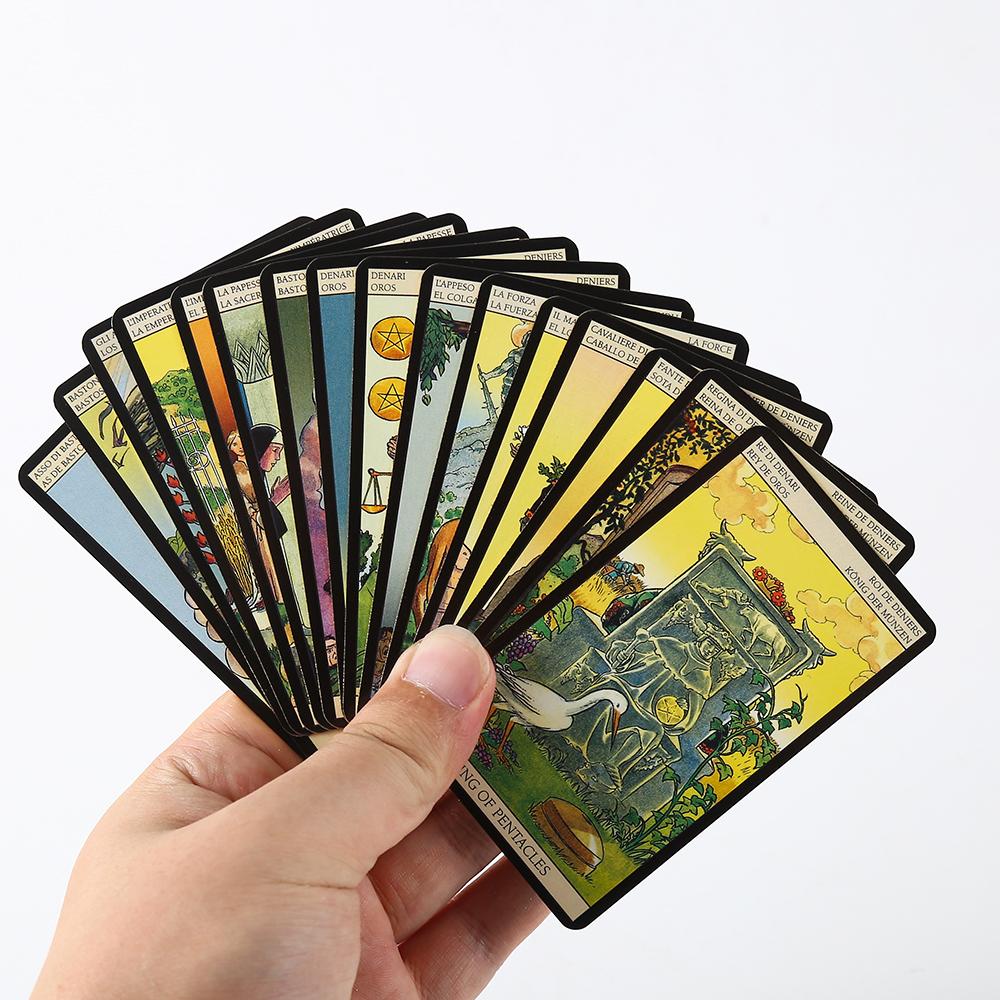 ไพ่ทาโรต์วิสัยทัศน์ใหม่10*6ซมใ - Tarot Deck With Guidebook บทวิจารณ์และราคา