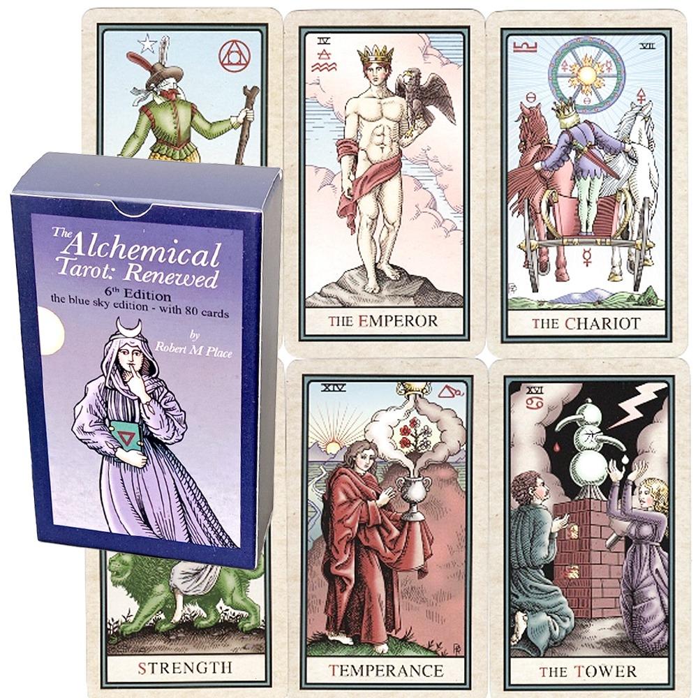 12*7 ซม.Tarot Alchemical Renew - Tarot Deck With Guidebook บทวิจารณ์และราคา