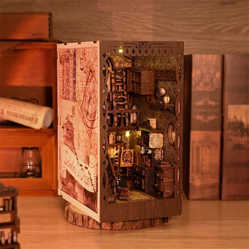ชุดประกอบชั้นวางหนังสือไม้ DIY - Diy Wooden Book Nook Kit Shelf Insert บทวิจารณ์และราคา