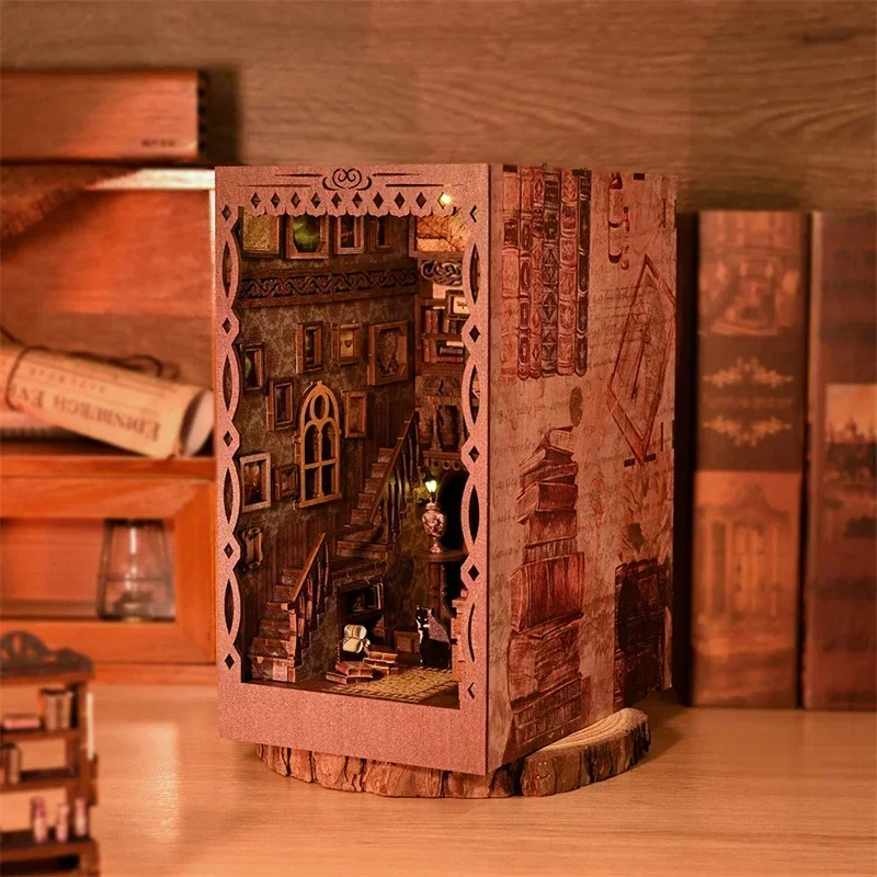 ชุดประกอบชั้นวางหนังสือไม้ DIY - Diy Wooden Book Nook Kit Shelf Insert บทวิจารณ์และราคา