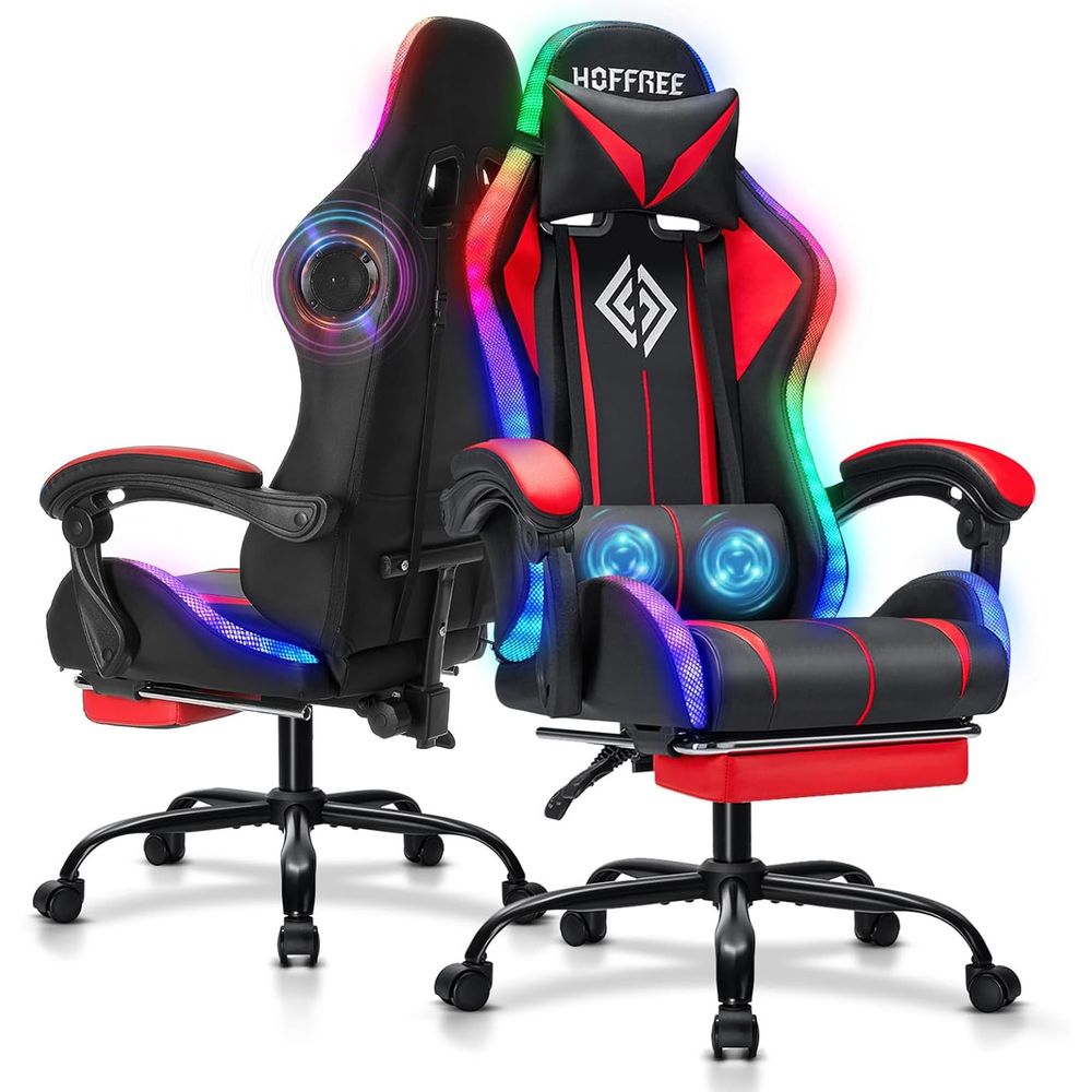 เก้าอี้เกมมิ่ง RGB พร้อมลำโพงบ - Music บทวิจารณ์และราคา