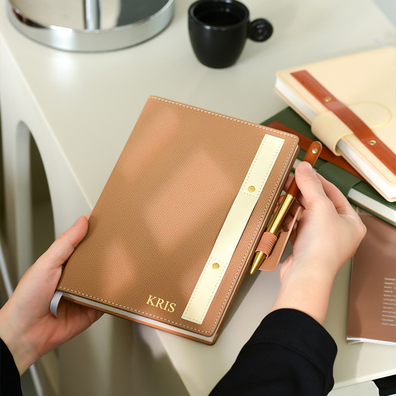 สมุดโน้ตปก PU แบบสลักลาย A5 สำ - Stationery Books บทวิจารณ์และราคา