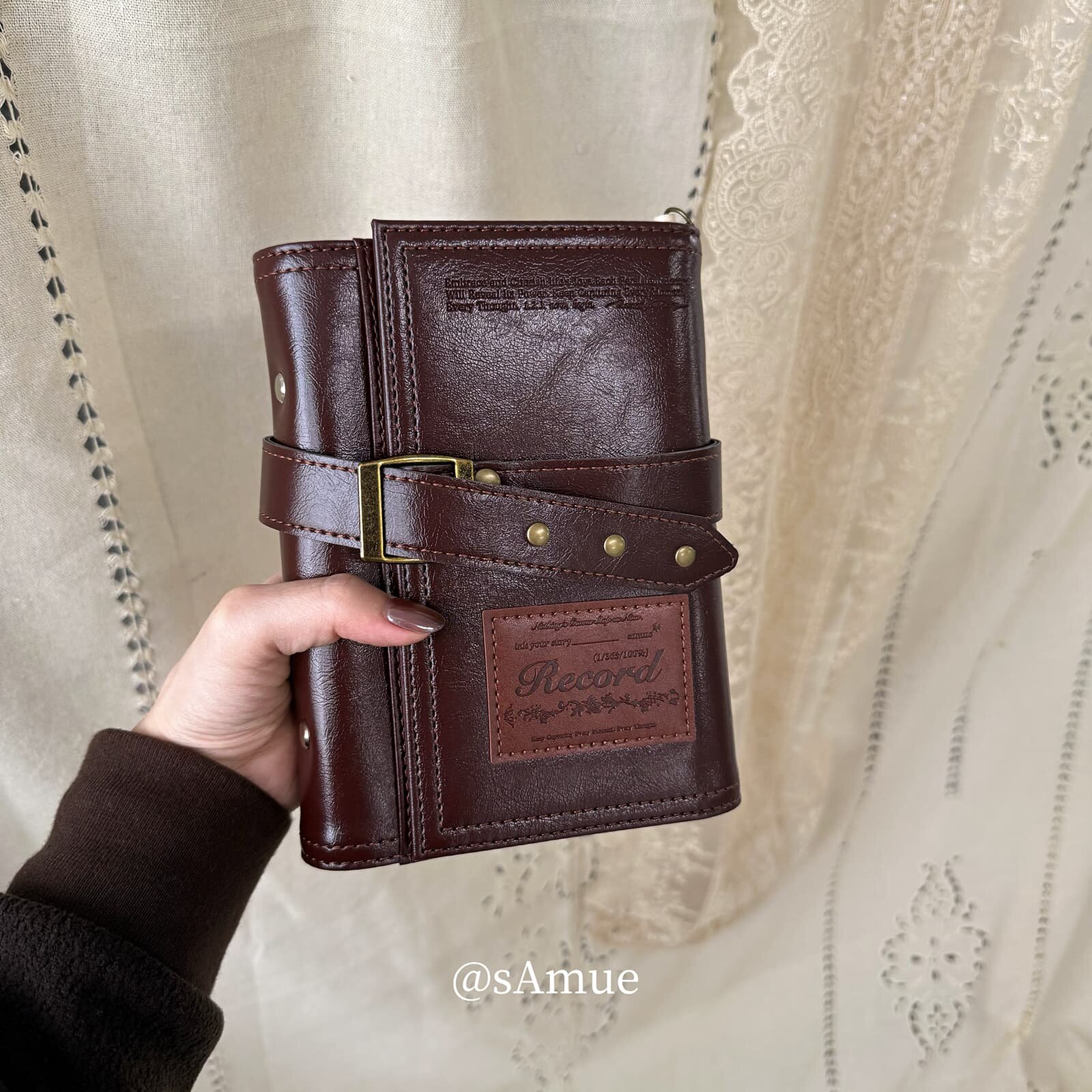 สมุดโน้ตหนังแบบเติมได้ รุ่นวิน - Vintage Leather Journal Notebook บทวิจารณ์และราคา