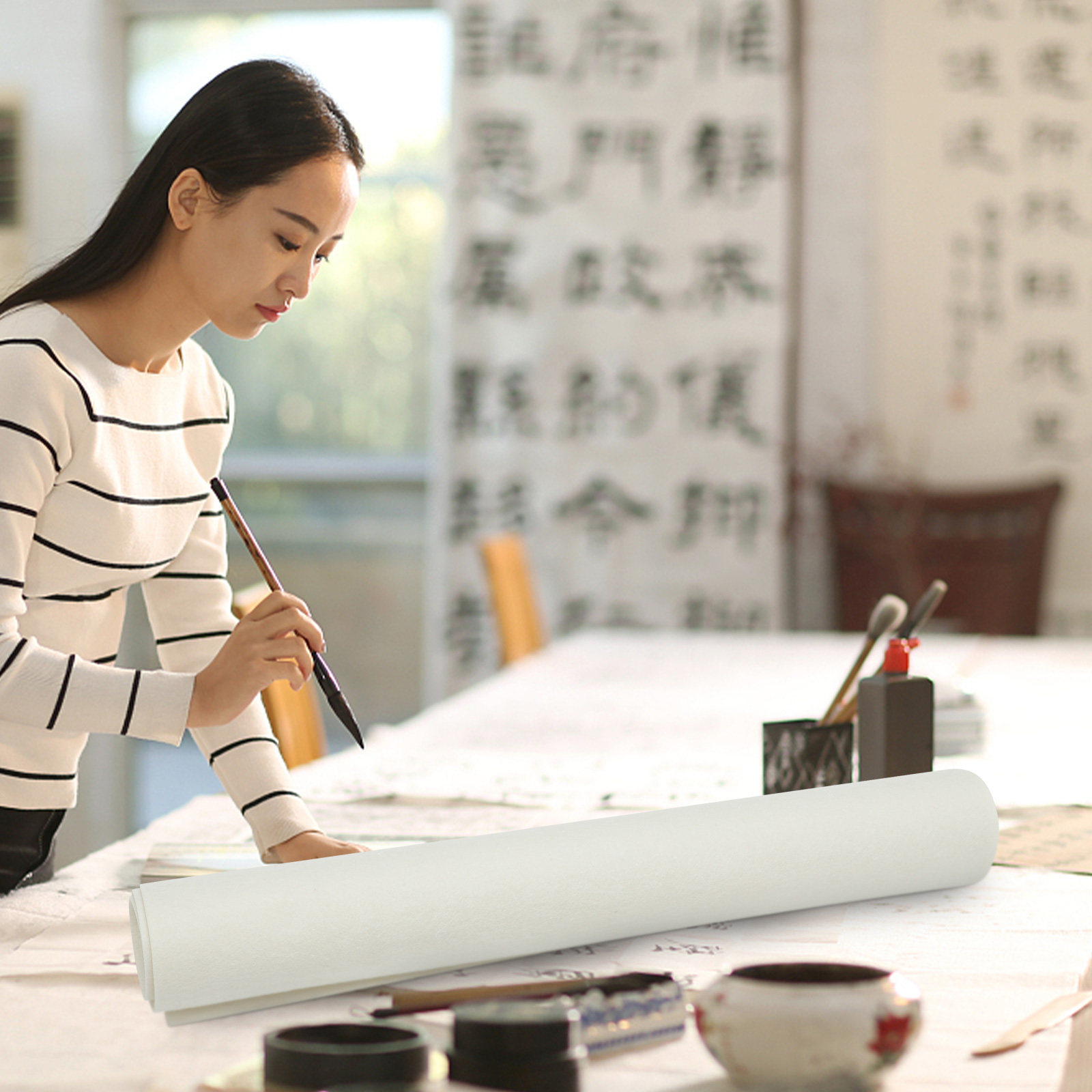 แผ่นรองเขียนลายมืออาชีพ ทำจากใ - Chinese Calligraphy Practice Book บทวิจารณ์และราคา